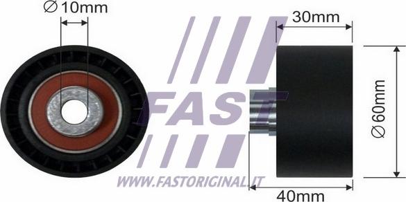 Fast FT44086 - Parazīt / Vadrullītis, Zobsiksna www.autospares.lv