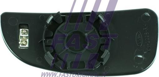 Fast FT88547 - Spoguļstikls, Ārējais atpakaļskata spogulis www.autospares.lv