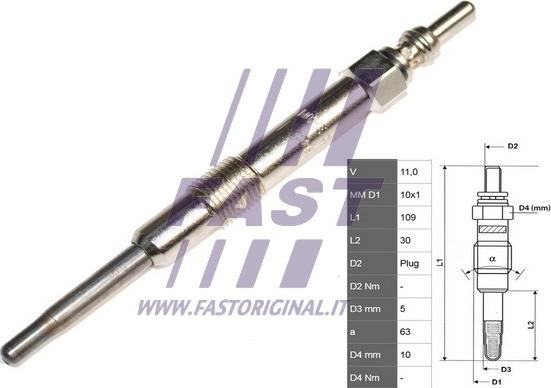 Fast FT82733 - Kvēlsvece www.autospares.lv