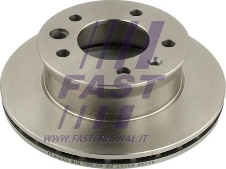 Fast FT31522 - Bremžu diski www.autospares.lv