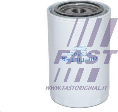 Fast FT38063 - Oil Filter www.autospares.lv