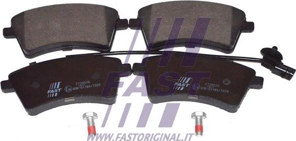 Fast FT29529 - Bremžu uzliku kompl., Disku bremzes www.autospares.lv