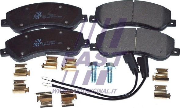 Fast FT29522 - Bremžu uzliku kompl., Disku bremzes www.autospares.lv