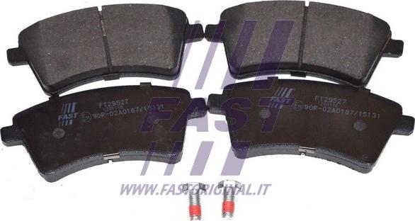 Fast FT29527 - Bremžu uzliku kompl., Disku bremzes www.autospares.lv