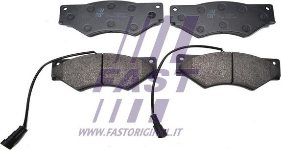 Fast FT29060HD - Brake Pad Set, disc brake www.autospares.lv