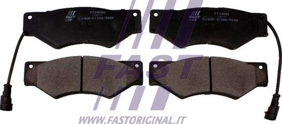 Fast FT29060 - Brake Pad Set, disc brake www.autospares.lv