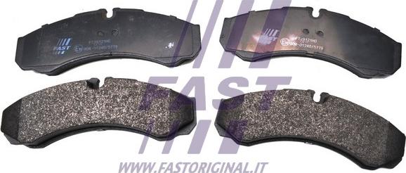 Fast FT29121HD - Brake Pad Set, disc brake www.autospares.lv