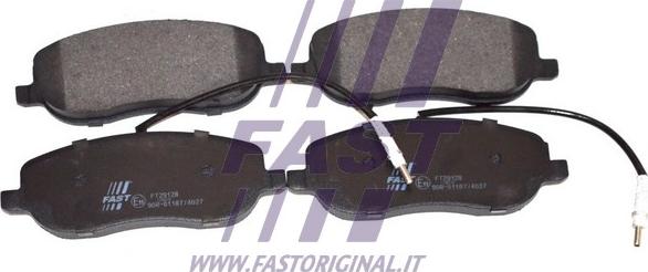 Fast FT29128 - Bremžu uzliku kompl., Disku bremzes www.autospares.lv