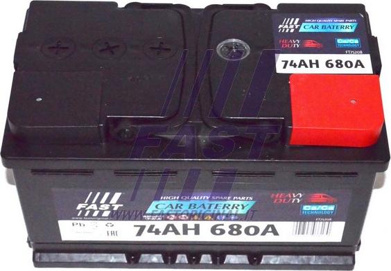 Fast FT75208 - Starter Battery www.autospares.lv