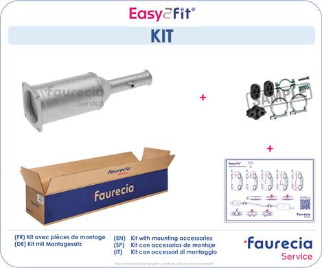 Faurecia FS45651F - Nosēdumu / Daļiņu filtrs, Izplūdes gāzu sistēma autospares.lv