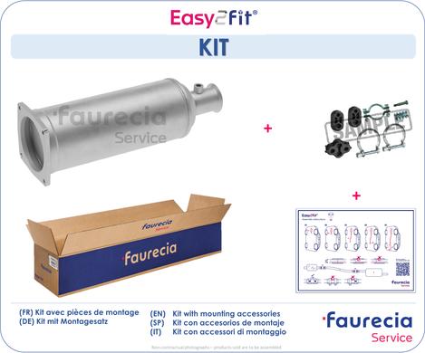 Faurecia FS45271F - Nosēdumu / Daļiņu filtrs, Izplūdes gāzu sistēma autospares.lv