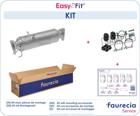 Faurecia FS50138S - Nosēdumu / Daļiņu filtrs, Izplūdes gāzu sistēma www.autospares.lv