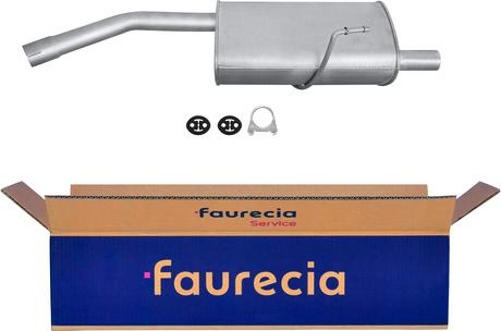 Faurecia FS01061 - Izplūdes gāzu trokšņa slāpētājs (pēdējais) www.autospares.lv