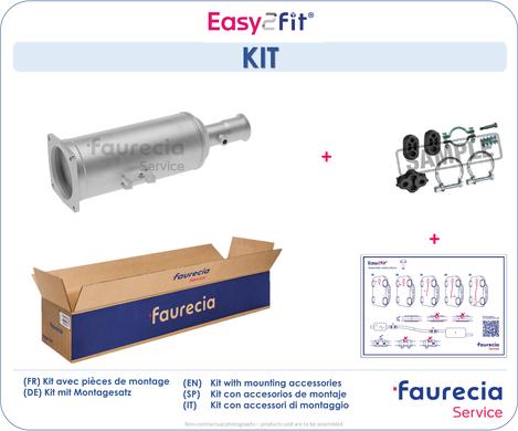 Faurecia FS15121F - Nosēdumu / Daļiņu filtrs, Izplūdes gāzu sistēma autospares.lv