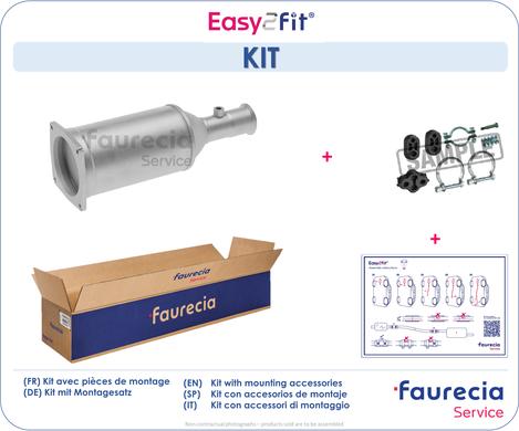 Faurecia FS15315F - Nosēdumu / Daļiņu filtrs, Izplūdes gāzu sistēma autospares.lv