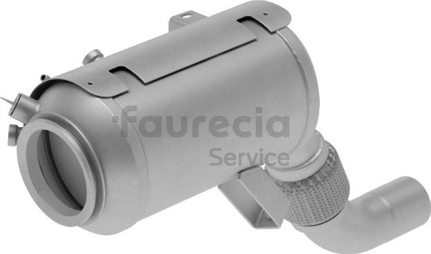 Faurecia FS10105S - Сажевый / частичный фильтр, система выхлопа ОГ www.autospares.lv