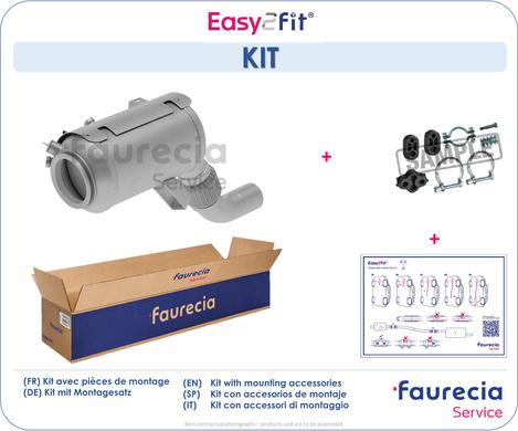 Faurecia FS10105S - Сажевый / частичный фильтр, система выхлопа ОГ www.autospares.lv