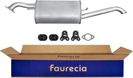 Faurecia FS17057 - Izplūdes gāzu trokšņa slāpētājs (pēdējais) www.autospares.lv