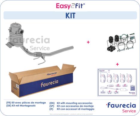 Faurecia FS80846F - Nosēdumu / Daļiņu filtrs, Izplūdes gāzu sistēma autospares.lv