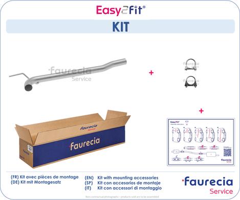 Faurecia FS80396 - Remontcaurule, Katalizators www.autospares.lv