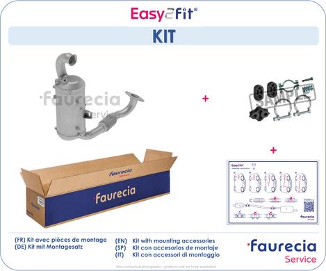 Faurecia FS30402F - Nosēdumu / Daļiņu filtrs, Izplūdes gāzu sistēma www.autospares.lv