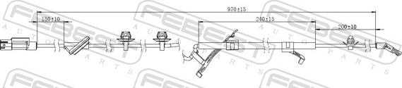 Febest 04606-007 - Devējs, Riteņu griešanās ātrums www.autospares.lv