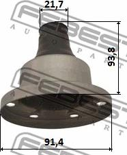 Febest 0415-CU2WSA - Manšete, Kardānvārpsta www.autospares.lv