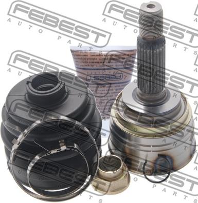 Febest 0410-009 - Šarnīru komplekts, Piedziņas vārpsta www.autospares.lv