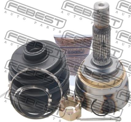 Febest 0410-007 - Šarnīru komplekts, Piedziņas vārpsta www.autospares.lv