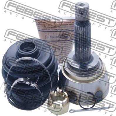 Febest 0410-011 - Šarnīru komplekts, Piedziņas vārpsta www.autospares.lv