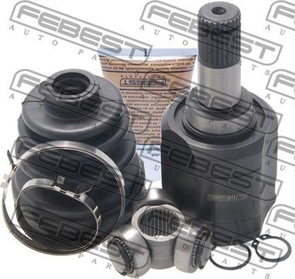 Febest 0411-CY2AT - Šarnīru komplekts, Piedziņas vārpsta www.autospares.lv