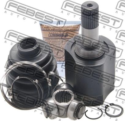 Febest 0411-DG - Šarnīru komplekts, Piedziņas vārpsta www.autospares.lv