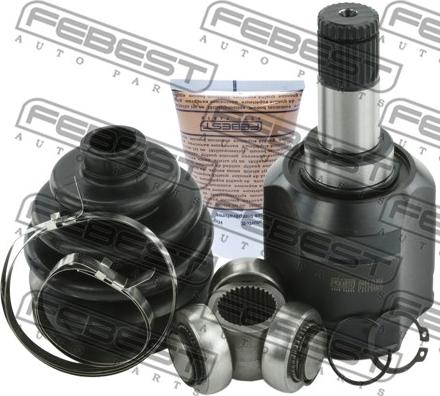 Febest 0411-DJ24 - Šarnīru komplekts, Piedziņas vārpsta www.autospares.lv