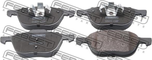 Febest 0501-CRF - Brake Pad Set, disc brake www.autospares.lv