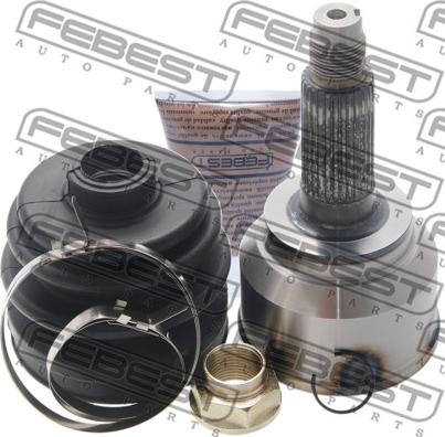 Febest 0510-042 - Šarnīru komplekts, Piedziņas vārpsta www.autospares.lv