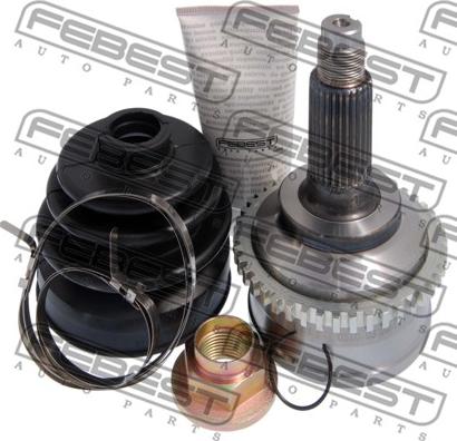 Febest 0510-037A44 - Šarnīru komplekts, Piedziņas vārpsta www.autospares.lv