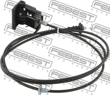 Febest 05101-BK - Motora pārsega slēdzenes trose www.autospares.lv