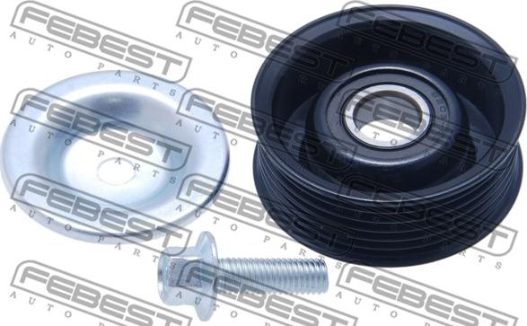 Febest 0587-DE - Parazīt / Vadrullītis, Ķīļrievu siksna www.autospares.lv