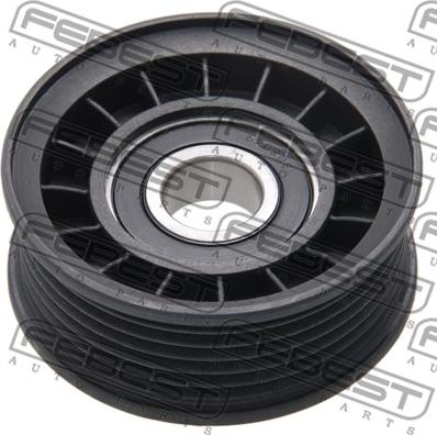 Febest 0587-GG - Pulley, v-ribbed belt www.autospares.lv