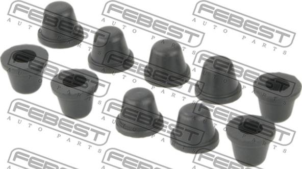 Febest 0199-CAP1-PCS10 - Aizsargplāksne, Bremžu suports autospares.lv