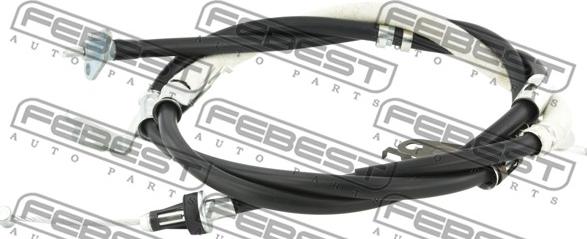 Febest 0199-PCGRJ200LH - Trose, Stāvbremžu sistēma www.autospares.lv