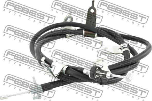 Febest 0199-PCGRJ200RH - Trose, Stāvbremžu sistēma www.autospares.lv