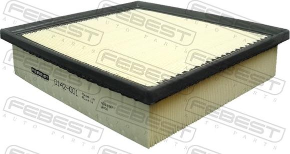 Febest 0142-001 - Gaisa filtrs www.autospares.lv