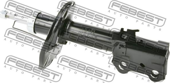 Febest 01660298FL - Amortizators www.autospares.lv