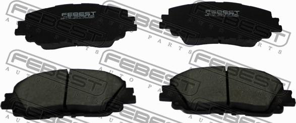 Febest 0101-GSV70F - Bremžu uzliku kompl., Disku bremzes www.autospares.lv