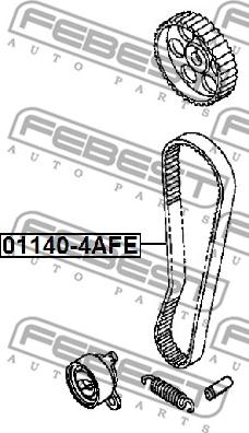 Febest 01140-4AFE - Zobsiksna autospares.lv