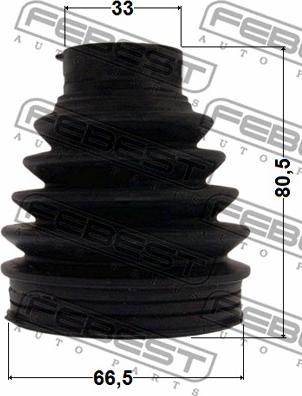 Febest 0115P-GRX133R - Putekļusargs, Piedziņas vārpsta www.autospares.lv