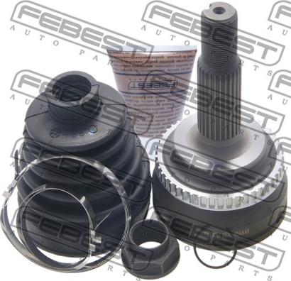 Febest 0110-054A48 - Šarnīru komplekts, Piedziņas vārpsta www.autospares.lv