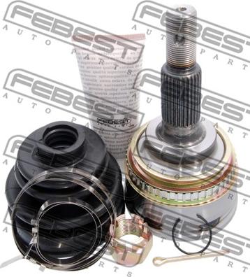 Febest 0110-013A48 - Шарнирный комплект, ШРУС, приводной вал www.autospares.lv