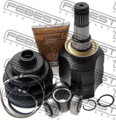 Febest 0111-220LH - Šarnīru komplekts, Piedziņas vārpsta www.autospares.lv